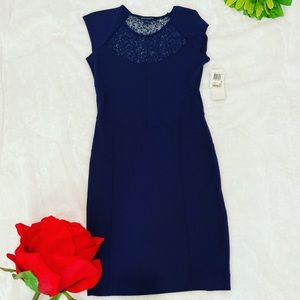 Navy New French connection wiggle dress